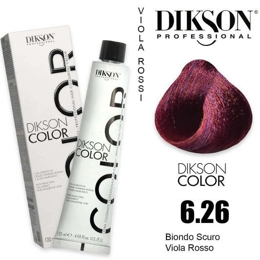 Dikson Dikson color 120 ml 6.26 biondo scuro viola rosso