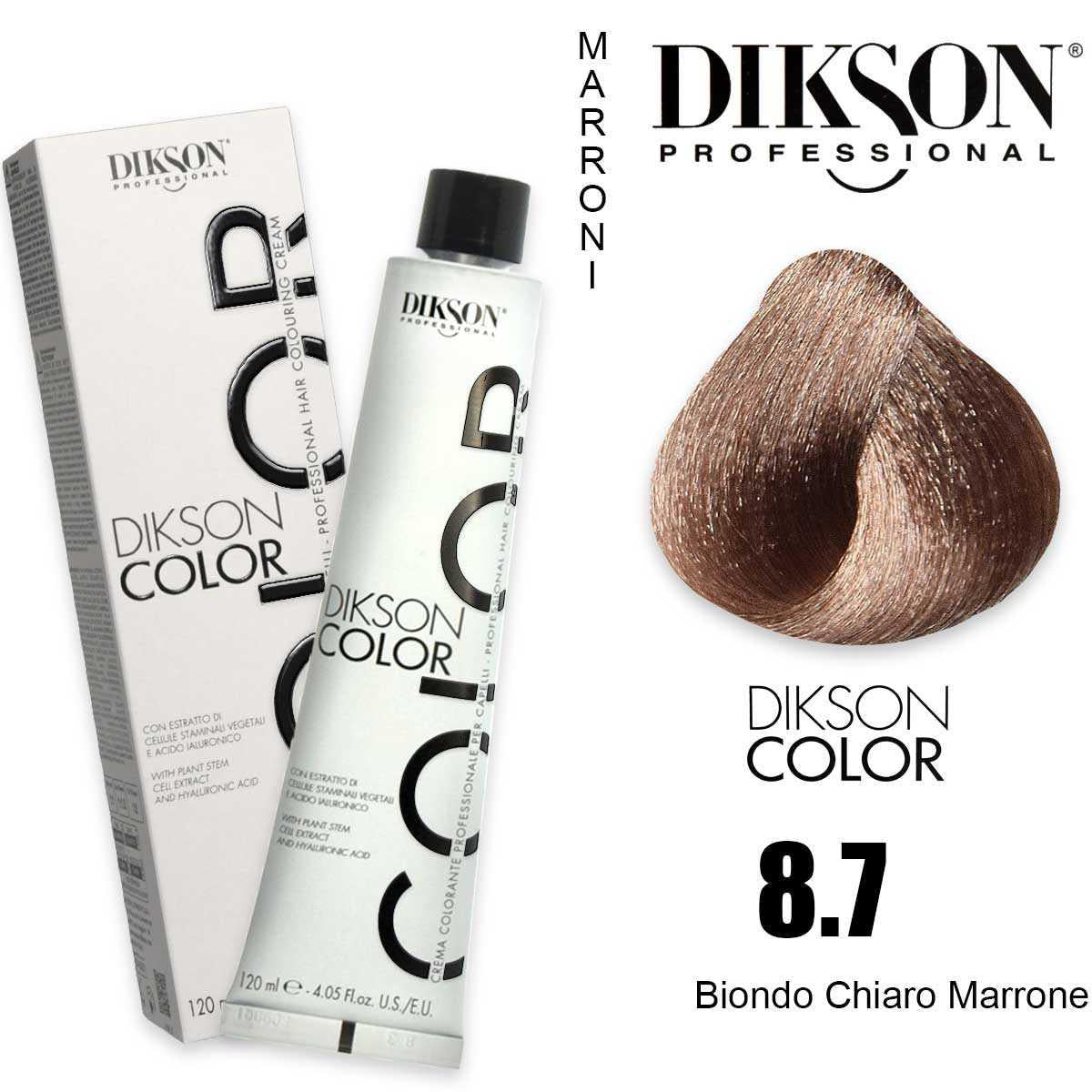 Dikson Dikson color 120 ml 8.7 biondo chiaro marrone