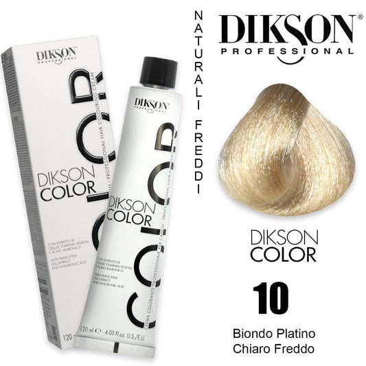 Dikson Dikson color 120 ml 10 biondo platino chiaro freddo