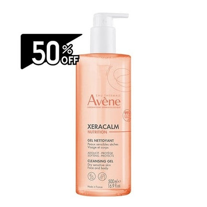 Avene Xeracalm Cleansing Gel 500ml | Carsha Black Friday 50% OFF