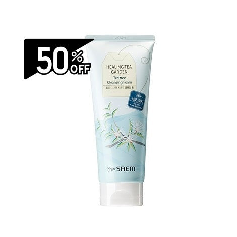 The Saem Healing Tea Garden Tea Tree Cleansing Foam 150ml | Carsha Black Friday 50% OFF