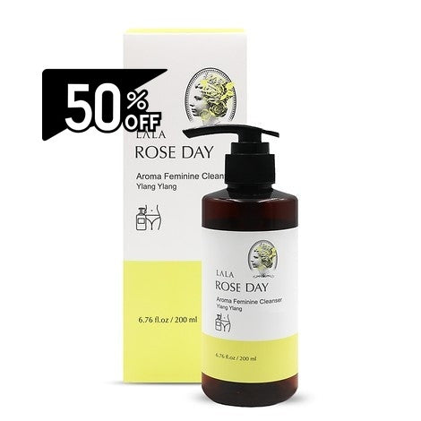 Lala Rose Day Aroma Feminine Cleanser 200ml Ylang Ylang | Carsha Black Friday 50% OFF