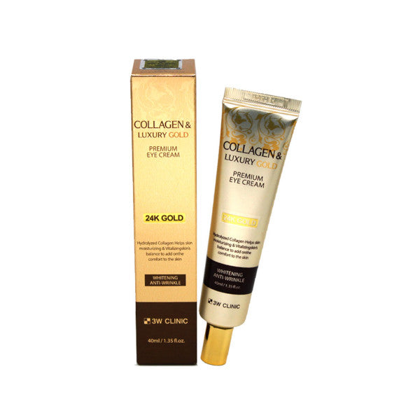 Wholesale 3W Clinic - Collagen & Luxury Gold Premium Eye Cream - 40ml | Carsha