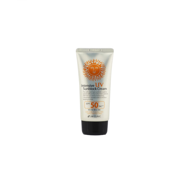 Wholesale 3W Clinic - Intensive Aloe Sunblock Cream SPF50+ PA+++ - 70ml | Carsha