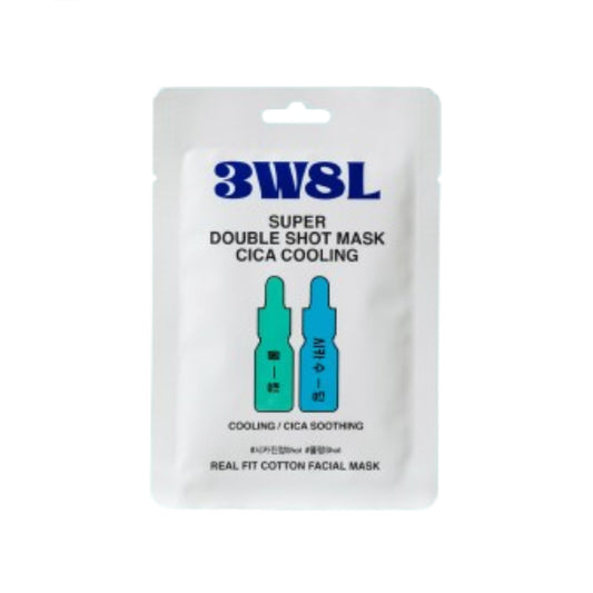 Wholesale 3W8L - Super Double Shot Mask Cica Cooling - 1pc | Carsha