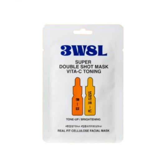 Wholesale 3W8L - Super Double Shot Mask Vita-C Toning - 1pc | Carsha