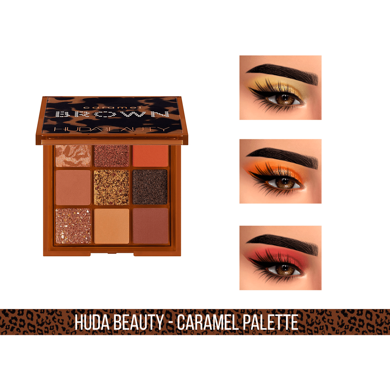 Wholesale Huda Beauty Make Brown Obsessions Caramel Eyeshadow Palette | Carsha
