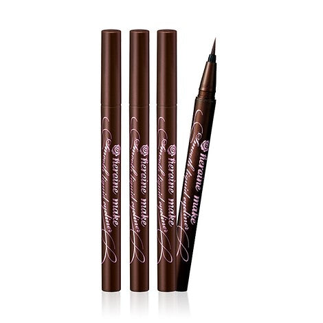 Wholesale Heroine Make Smooth Liquid Eyeliner Super Keep Brown Trio Set | Carsha