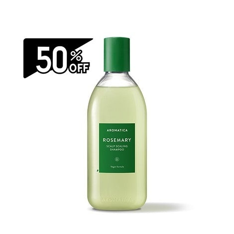 Aromatica Rosemary Scalp Scaling Shampoo 400ml | Carsha Black Friday 50% OFF