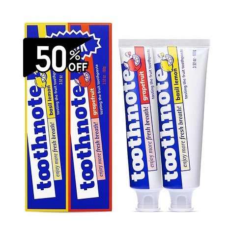 Toothnote Moisture Toothpaste 2ea Set 100g X2 | Carsha Black Friday 50% OFF