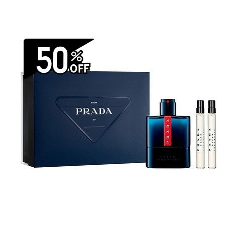 Prada Pfm Luna Rossa Ocean Eau De Toilette Set | Carsha Black Friday 50% OFF