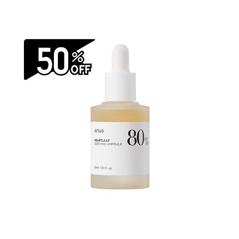 Anua Houttuynia Cordata 80 Moisture Soothing Ampoule | Carsha Black Friday 50% OFF