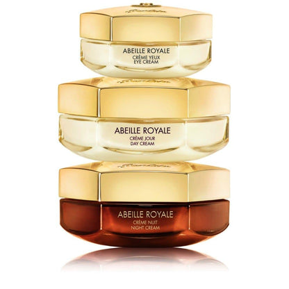 On Sale: Guerlain Abeille Royale Age-deffying Trilogy: Eye Cream, Day And Night Creams | Carsha Beauty