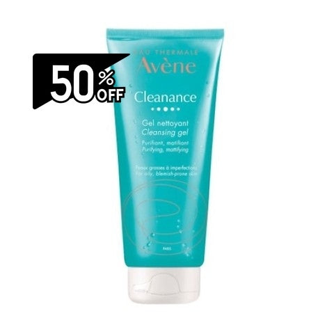 Avene Cleanance Gel Cleanser 200ml Tube | Carsha Black Friday 50% OFF