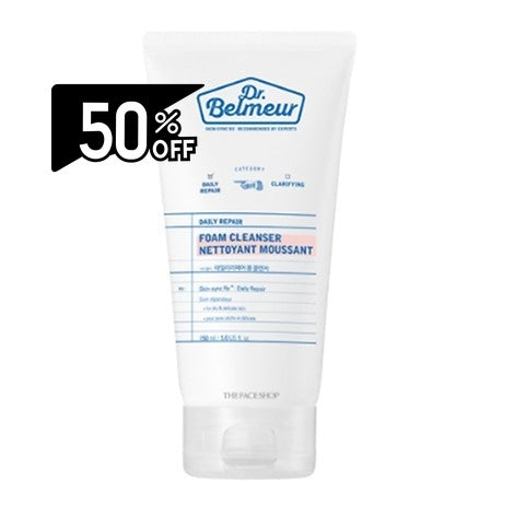 The Face Shop Dr.belmeur Daily Repair Foam Cleanser 150ml  | Carsha Black Friday 50% OFF