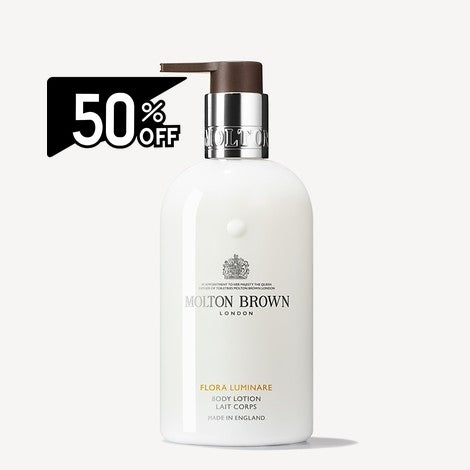 Molton Brown Flora Luminare Body Lotion 300ml | Carsha Black Friday 50% OFF