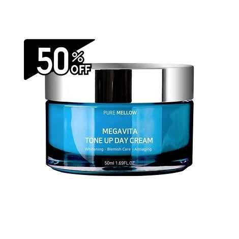 Puremellow/pure Mellow Megavita Tone Up Day Cream (wrinkle&brightening Functionality) 50ml | Carsha Black Friday 50% OFF