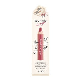 Wholesale Clio Butter Balm Crayon Set 03 Pastel Rose sharpener Provided | Carsha