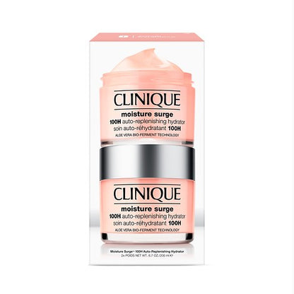 CLINIQUE Moisture Surge 100H Auto-Replenishing Hydrator 200ml Duo  | Carsha: Skincare Wholesale