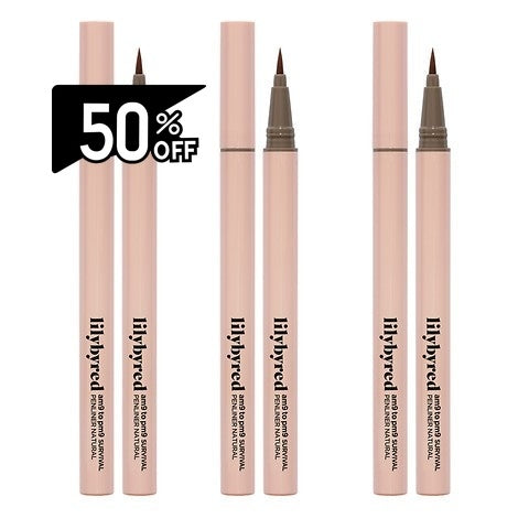 Lily By Redlily Make Am9 To Pm9 Survival Penliner Natural #3 3set | Carsha Black Friday 50% OFF