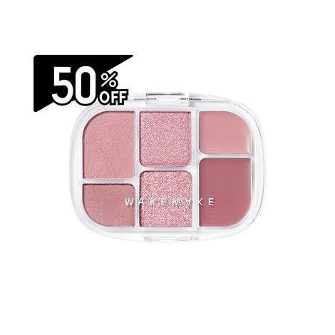 Wakemake Soft Sheer Multi Palette 02 lazy Rose | Carsha Black Friday 50% OFF