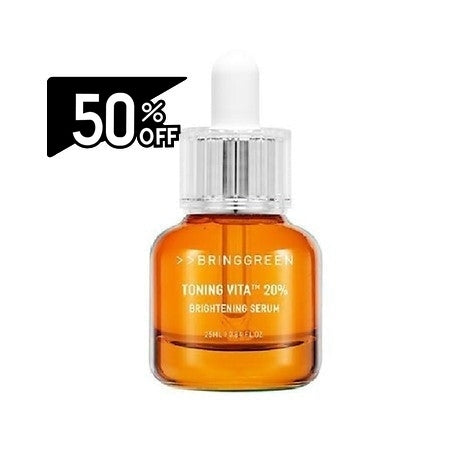 Bring Green Bring Green Skin Toning Vita 20% Brightening Serum 25ml | Carsha Black Friday 50% OFF