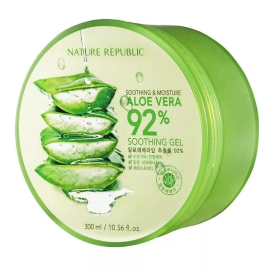 Nature Republic Soothing & Moisture Aloe Vera 92% Soothing Gel 300ml | Carsha Beauty Discounts