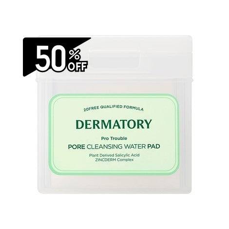 Dermatory Dermatory Pro Trouble Pore Cleansing Water Pad | Carsha Black Friday 50% OFF