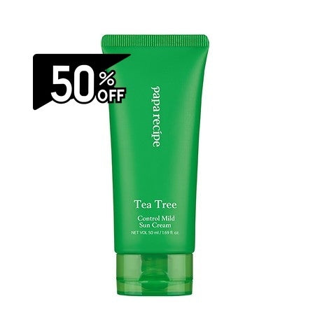 Paparecipe Tea Tree Mild Sun Cream 50ml | Carsha Black Friday 50% OFF