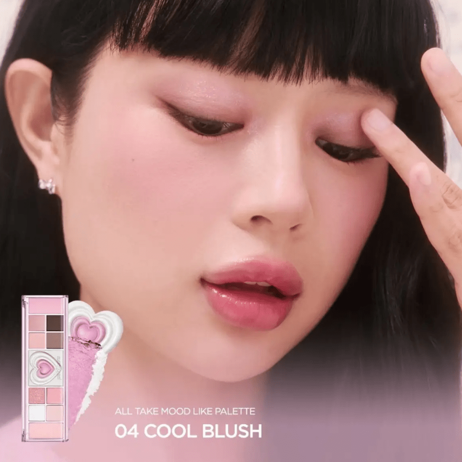 On Sale: Peripera All Take Mood Like Palette 04 Cool Blush(nigh Peri) | Carsha Beauty