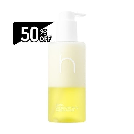 Hamel Double Shot Oil To Foam Cleanser 200ml | Carsha Black Friday 50% OFF