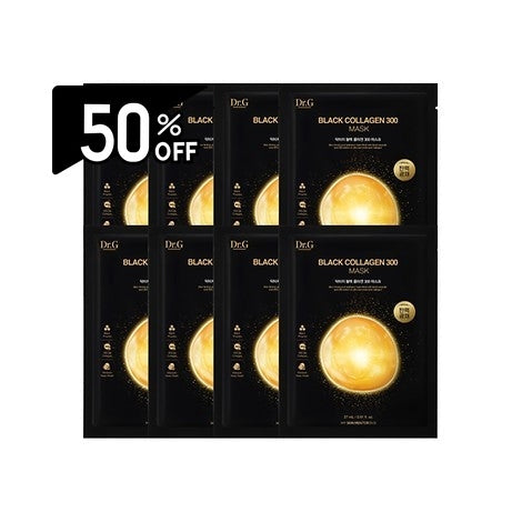 Dr.g Blackcollagen300maskset8p | Carsha Black Friday 50% OFF