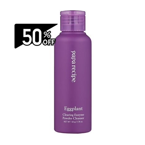 Paparecipe Eggplant Clearing Enzyme Powder Cleanser 50g | Carsha Black Friday 50% OFF