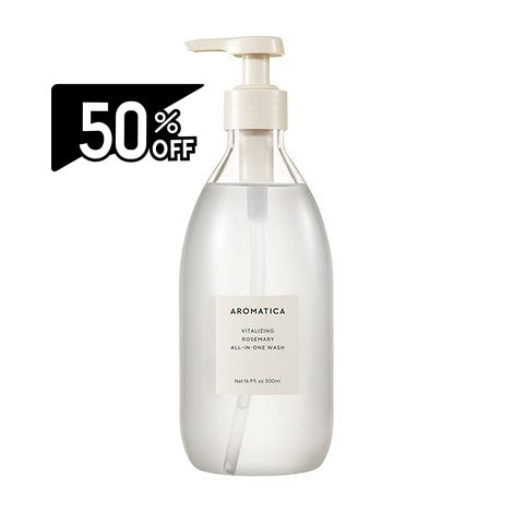 Aromatica Vitalizing Rosemary All-in-one Wash 500ml | Carsha Black Friday 50% OFF