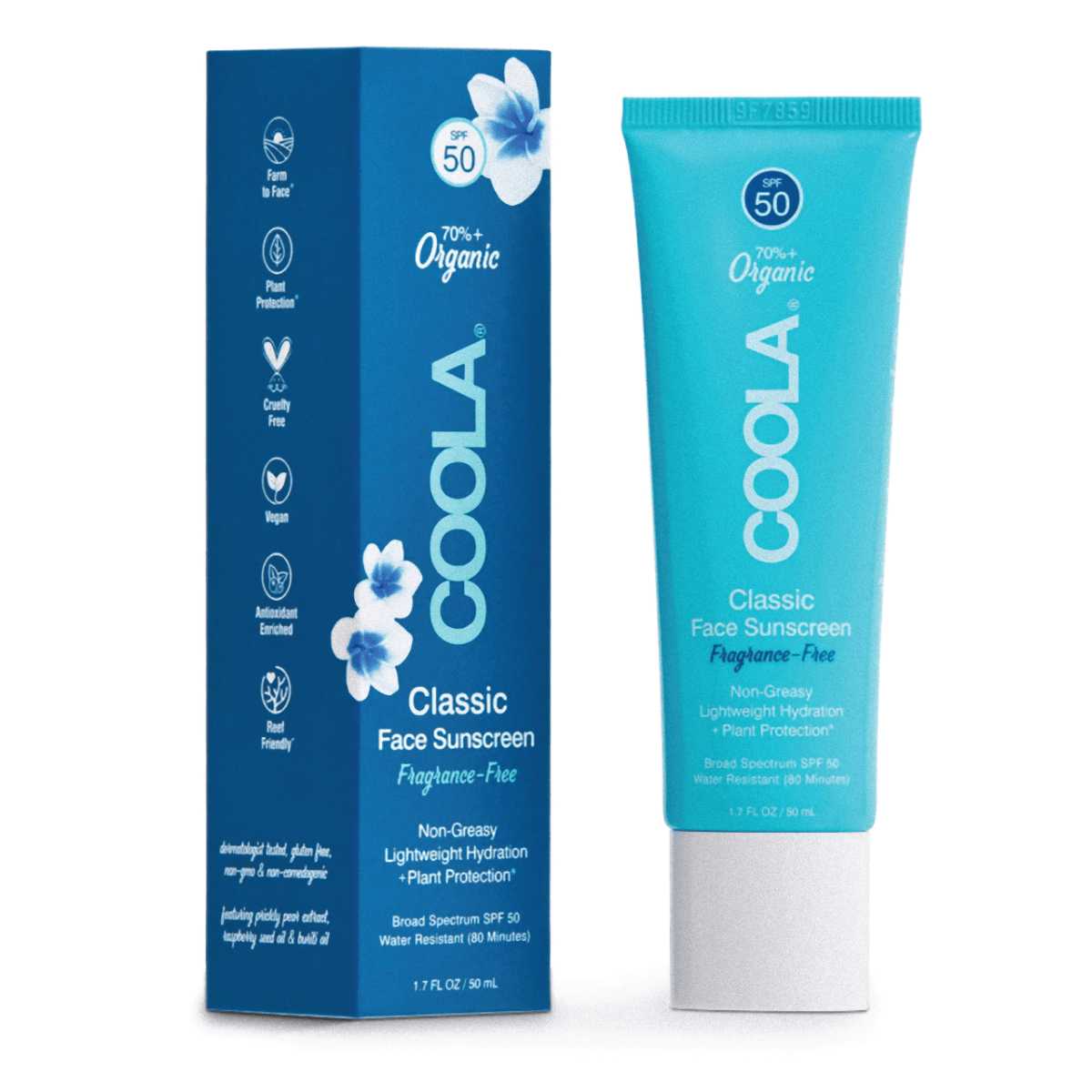 Wholesale Coola Classic Face Spf 50 fragrance free 50ml | Carsha