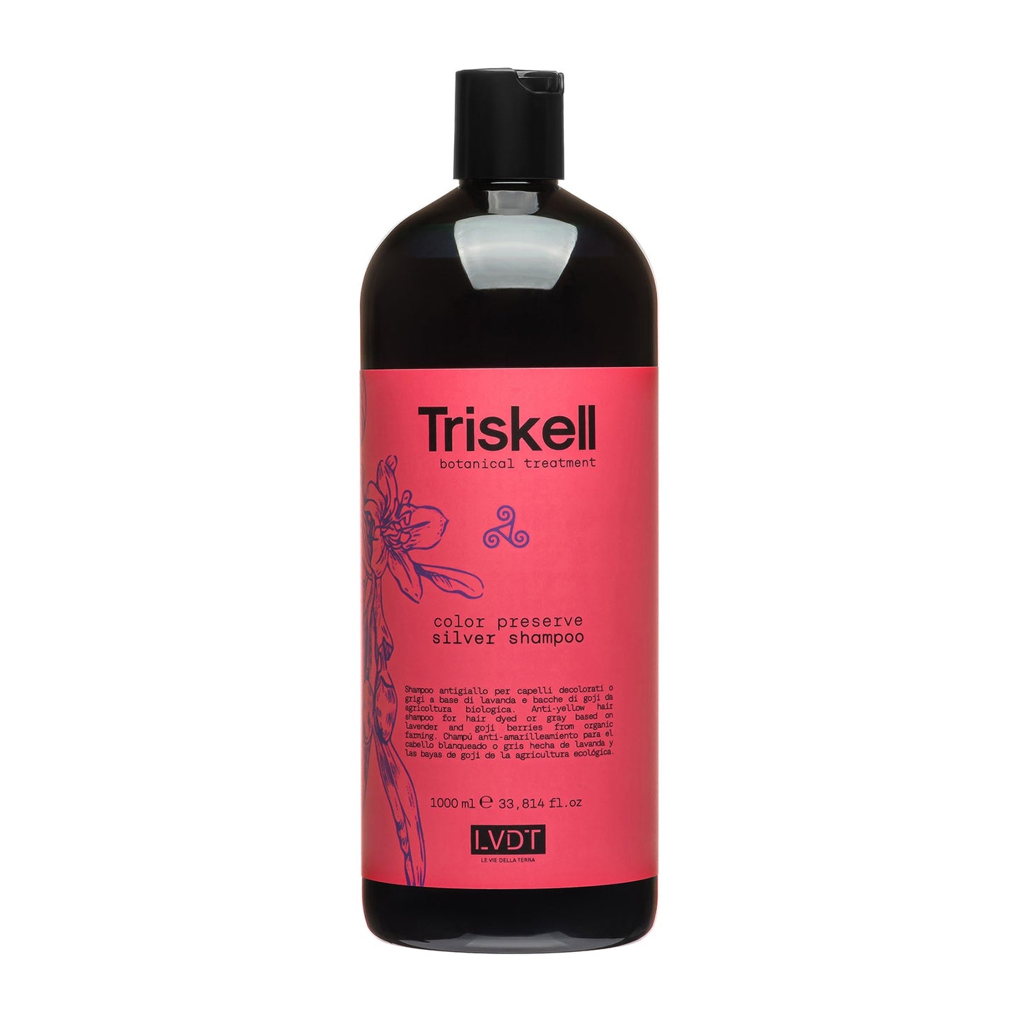 Wholesale Color preserve silver shampoo 1000ml triskell nuova botanical treatment | Carsha