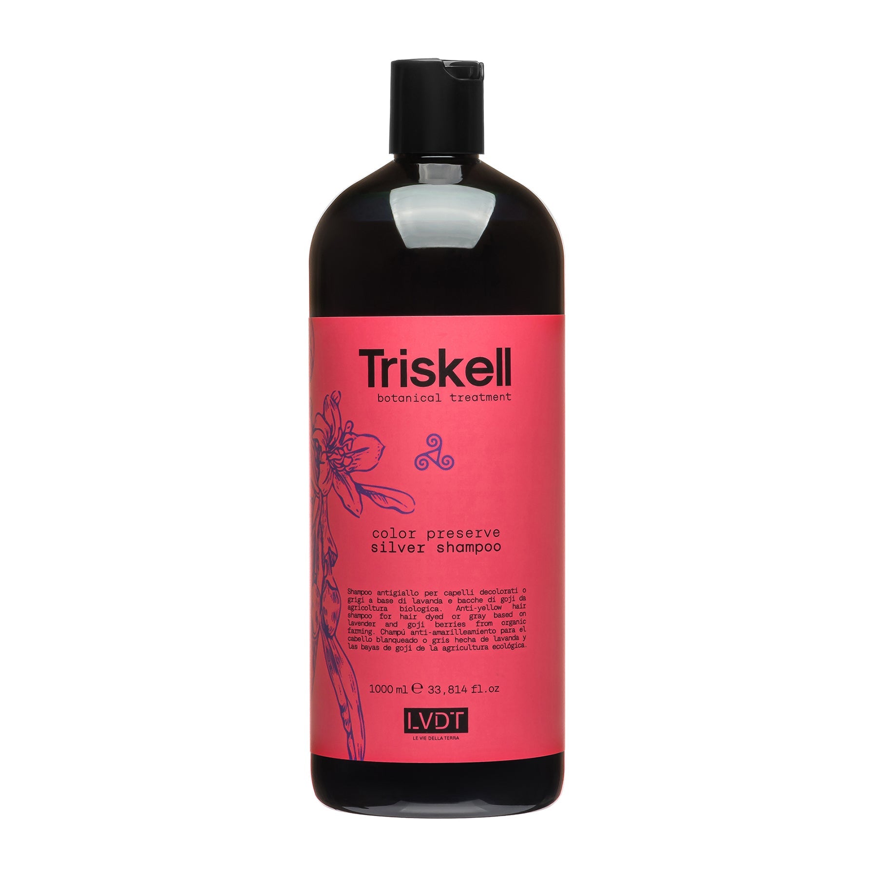 Wholesale Color preserve silver shampoo 1000ml triskell nuova botanical treatment | Carsha