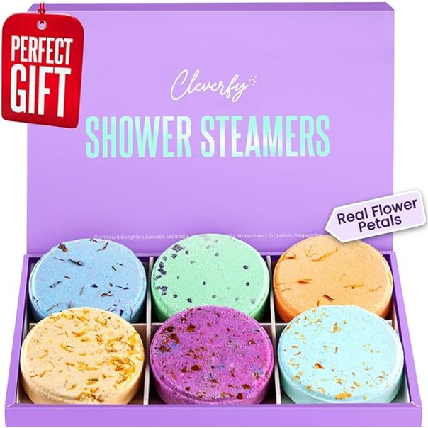 Cleverfy Shower Steamers Aromatherapy - Christmas | Carsha Wholesale