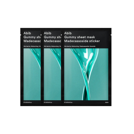 Wholesale Abib - Gummy Sheet Mask - 3pcs - Madecassoside Sticker | Carsha