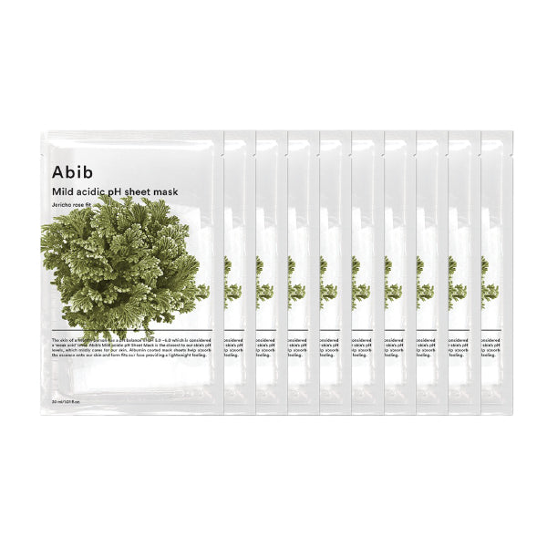 Wholesale Abib - Mild Acidic pH Sheet Mask - Jericho Rose Fit - 10pcs | Carsha