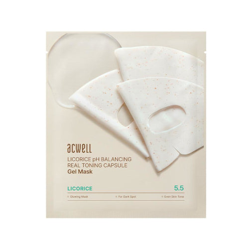 Wholesale ACWELL - Licorice pH Balancing Real Toning Capsule Gel Mask - 34g*1pc | Carsha