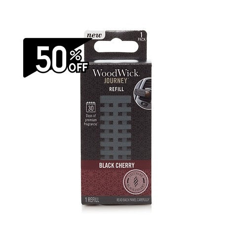 Woodwick Autovent Blackcherryrefill | Carsha Black Friday 50% OFF