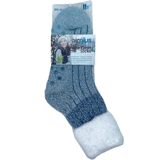 AirPlus Aloe Cabin Socks - Calze Idratanti - Blu sfumato - Taglia 35-41