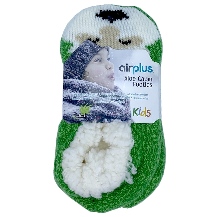Wholesale AirPlus KIDS - Aloe Cabin Footies - Pantofole Idratanti - Motivo Babbo Natale - Taglia 26-31 | Carsha