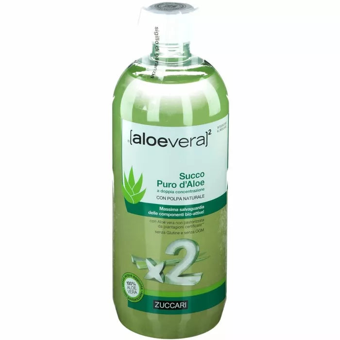 Zuccari Aloevera 2 Succo Puro Di Aloe Concentrato 1 Litro