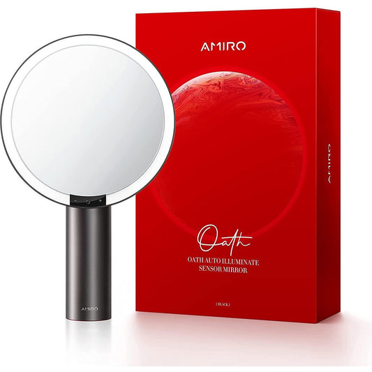 Wholesale AMIRO O2 LED Vanity Mirror - Black | Carsha