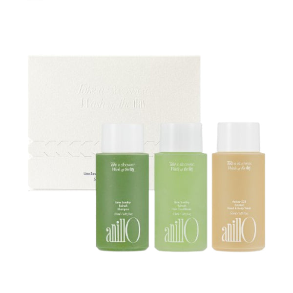 Wholesale anillO - Lime Sunday & Amber528 Travel Shower Set - 1set 3items | Carsha