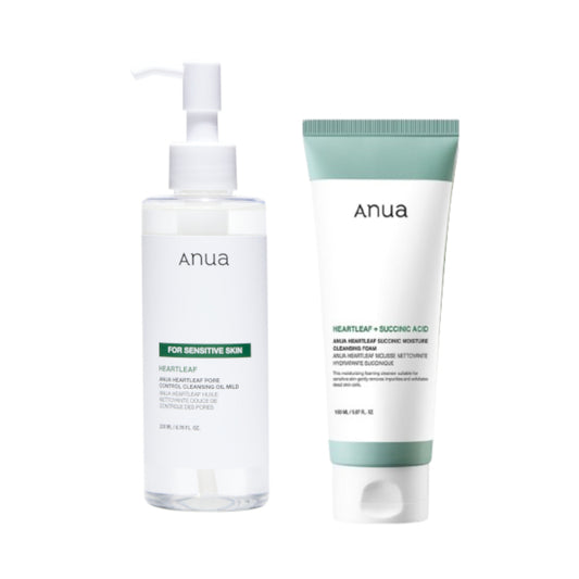 Wholesale ANUA - Heartleaf Cleansing Sensitive Skin Duo Set | Carsha