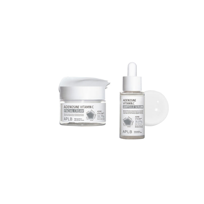 Wholesale APLB - Adenosine Vitamin C Ampoule Serum - 40ml & Facial Cream - 55ml Set | Carsha