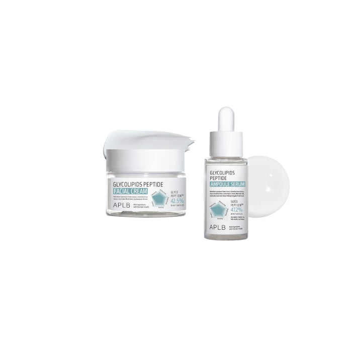 Wholesale APLB - Glycolipids Peptide Ampoule Serum - 40ml & Facial Cream - 55ml Set | Carsha
